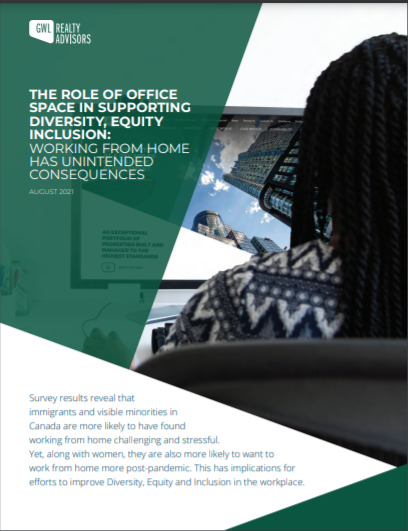 The Role of Office Space in Supporting Diversity, Equity and Inclusion: Working From Home has Unintended Consequences