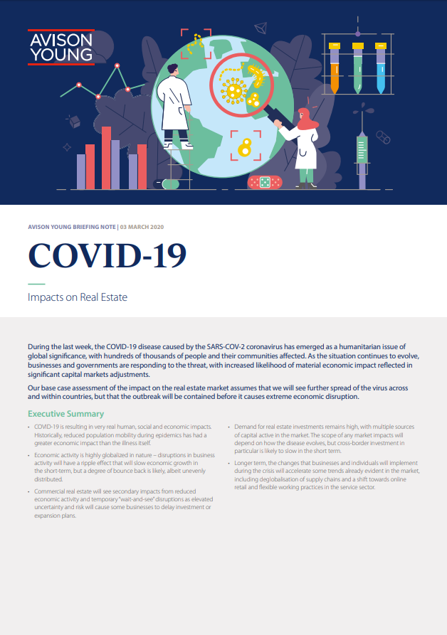 Avison Young Briefing Note: COVID-19