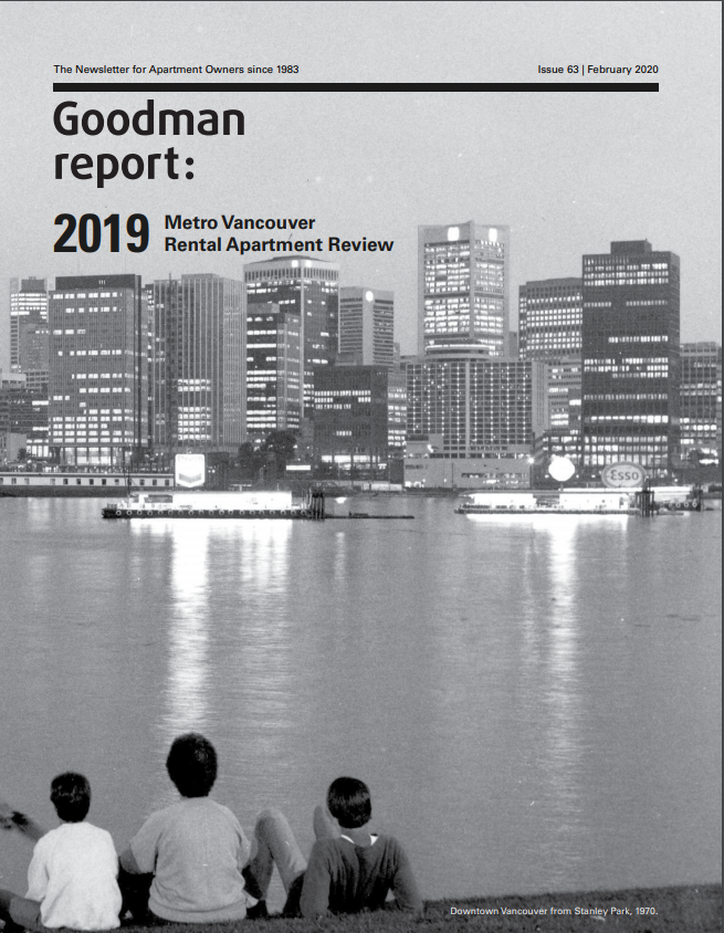 Goodman Report: 2019 Metro Vancouver Rental Apartment Review